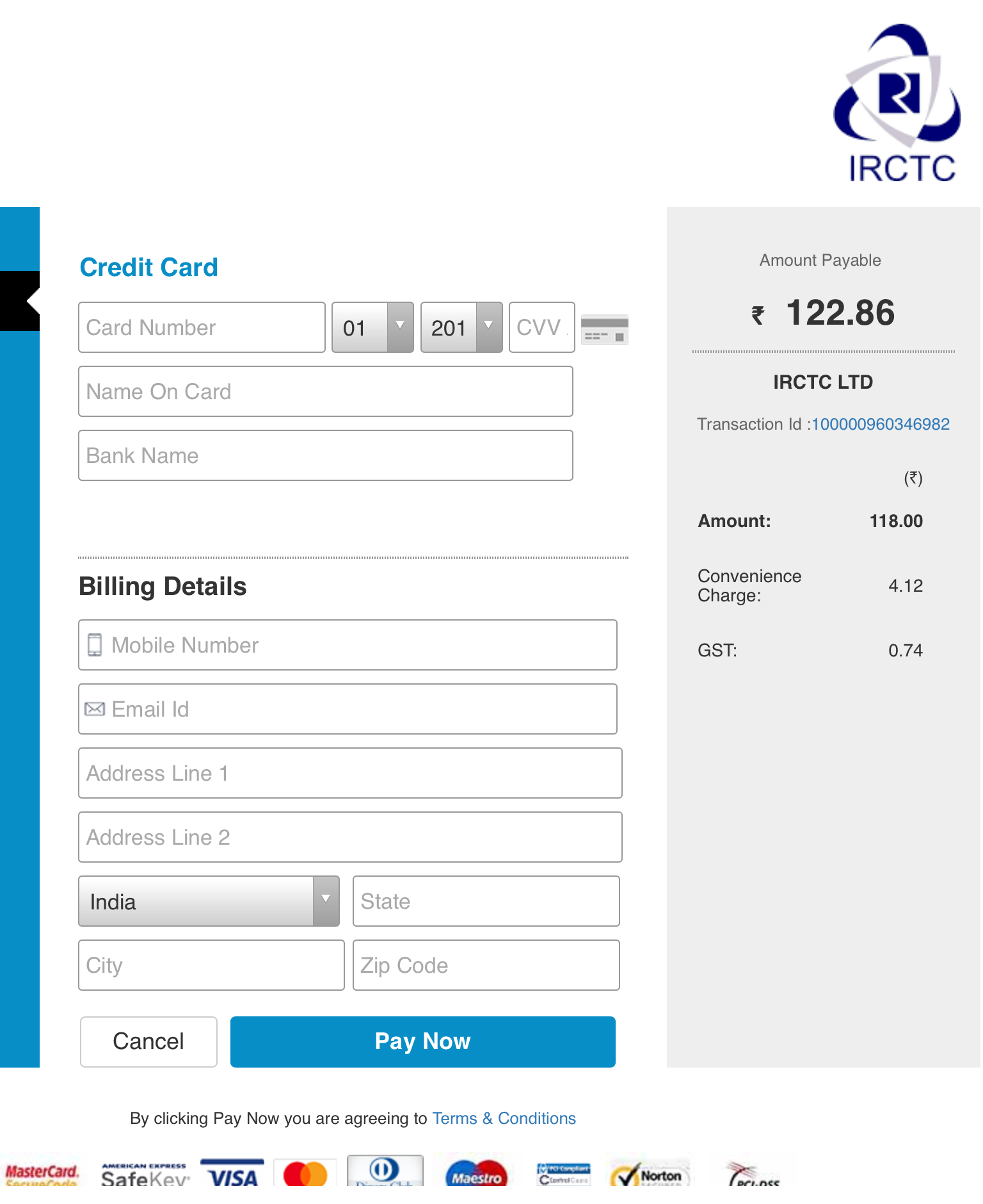 serial-travelers-asie-inde-comment-réserver-train-en-inde-international-user-paiement-registration-fee