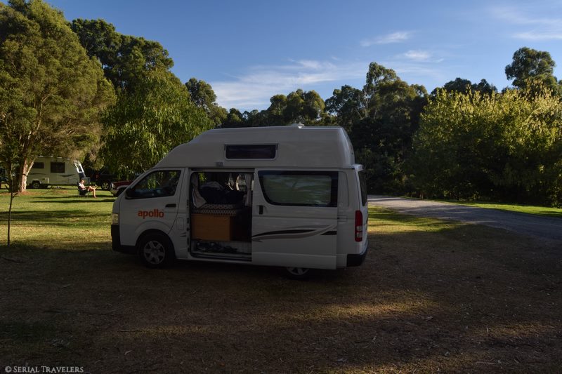 serial-travelers-australie-roadtrip-van-ou-dormir-franklin-river-reserve-rest-area