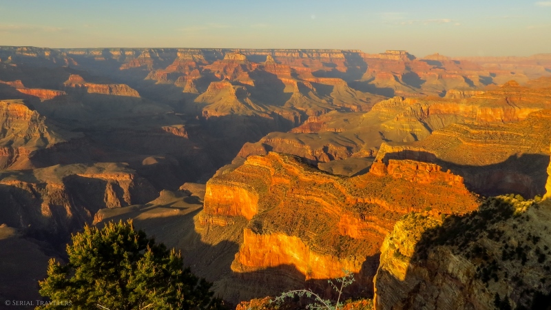serial-travelers-ouest-americain-arrivée-grand-canyon-sunset-hopi-point2